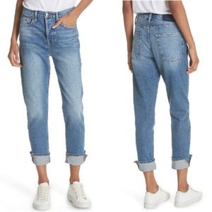 NEW Frame Le Original Skinny Rigid ReRelease Split Hem Button Fly Jean Gately 25